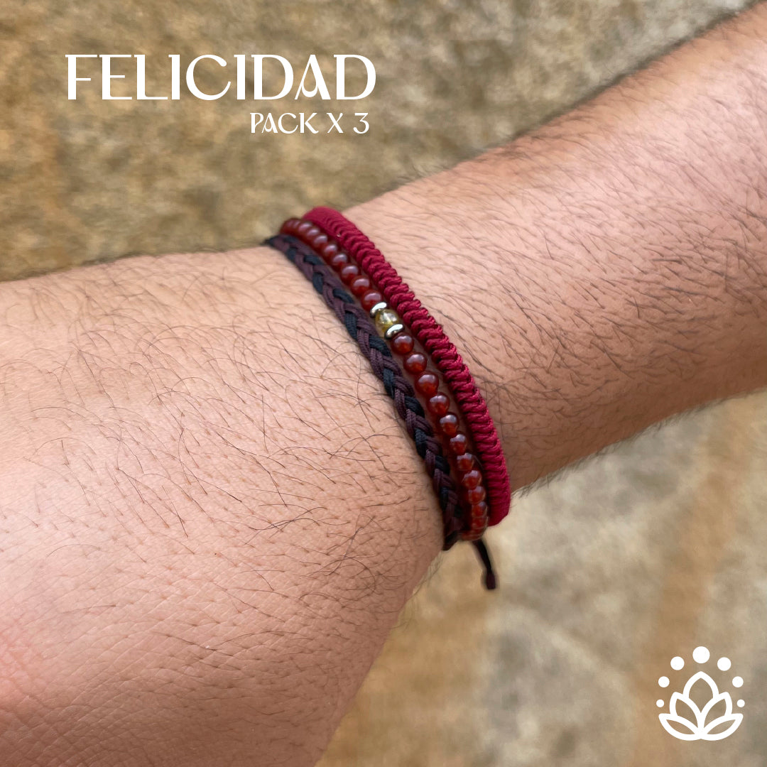 Felicidad - Pack x 3: Conjunto de vibraciones positivas