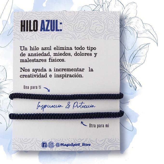 Brazaletes Tibetanos Azul oscuro x 2 - Magic Spirit Store