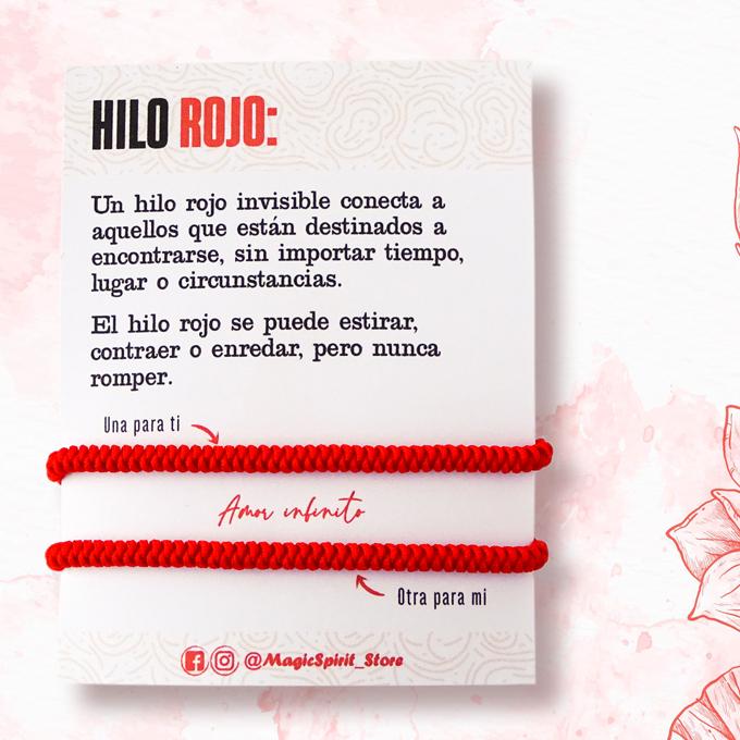 Brazaletes Tibetanos Rojo x 2 - Magic Spirit Store
