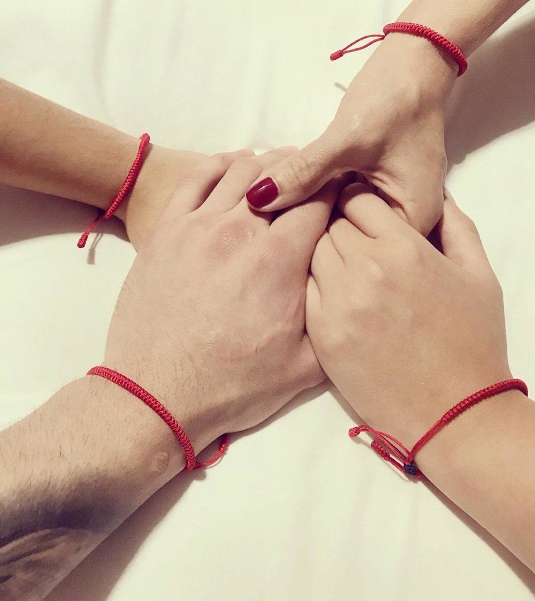 Brazaletes Tibetanos Rojo x 4 - Magic Spirit Store