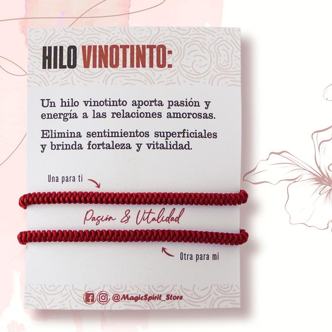 Brazaletes Tibetanos Vinotinto x 2 - Magic Spirit Store