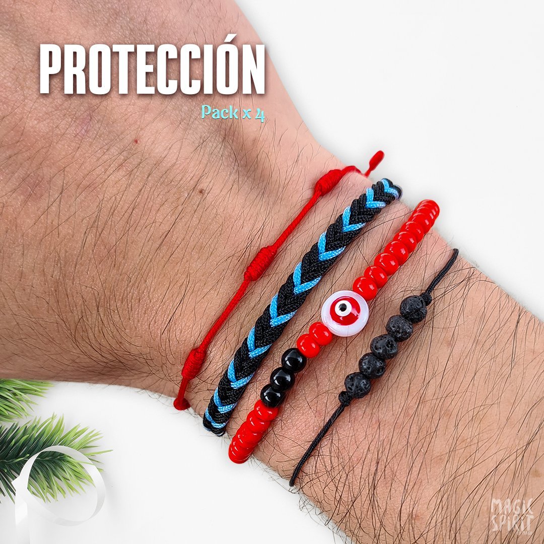 🔥 Nuevo Pack Protección x 4 (7 nudos) - Magic Spirit Store