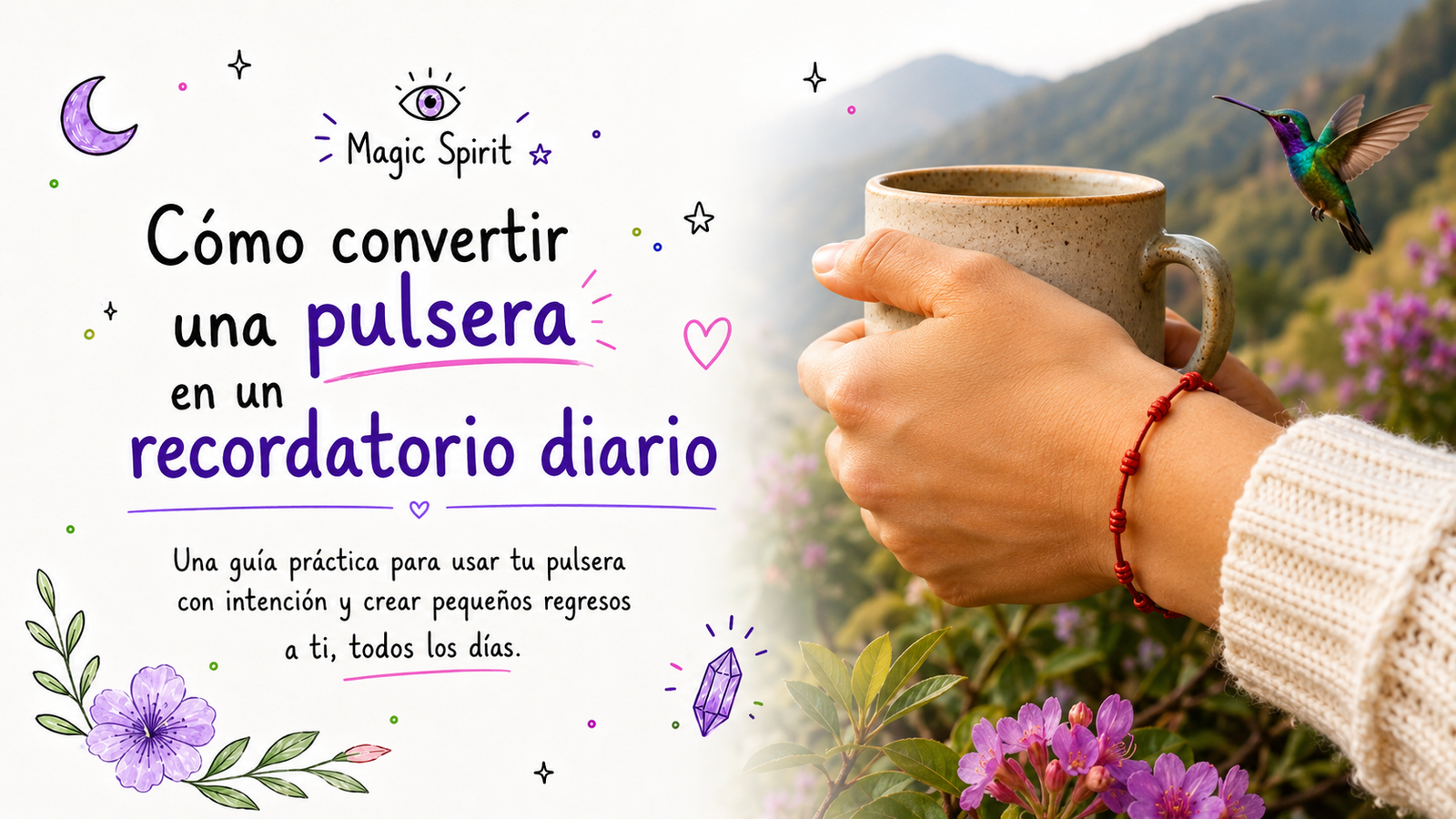 Cómo convertir una pulsera en un recordatorio diario | Magic Spirit