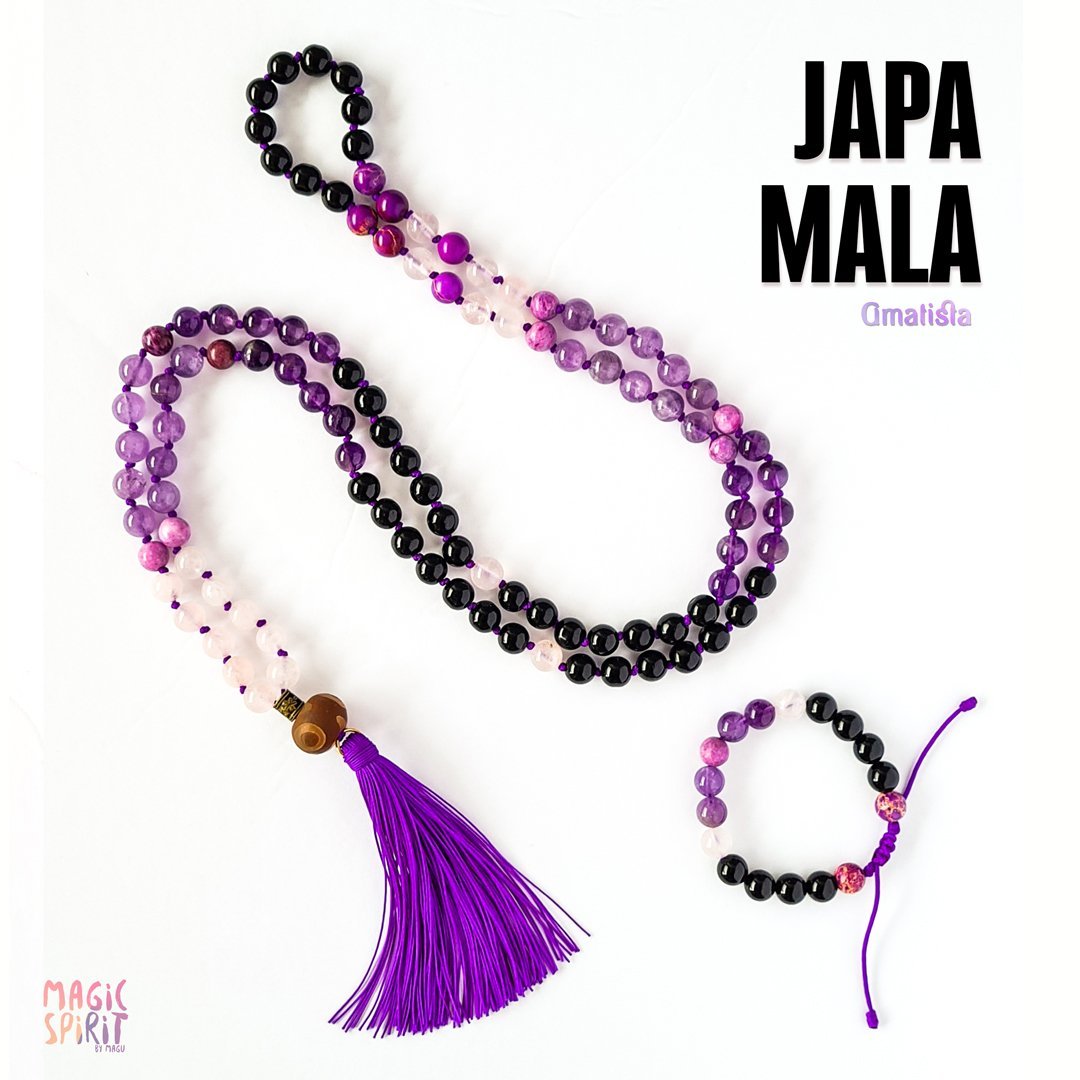 Pack Japa Mala Amatista - Magic Spirit Store